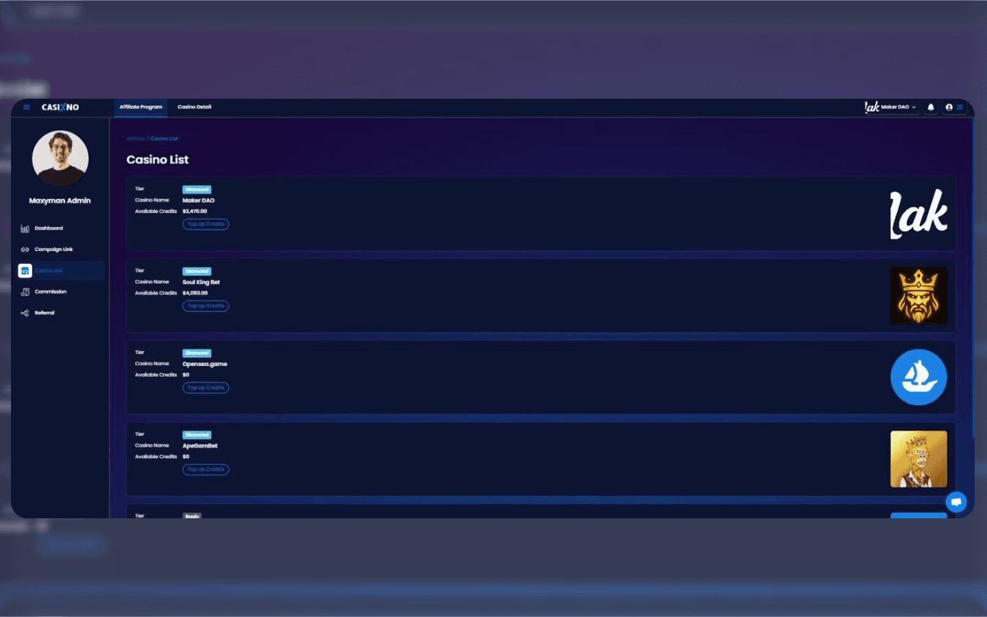 Integrated game providers and lobby preview